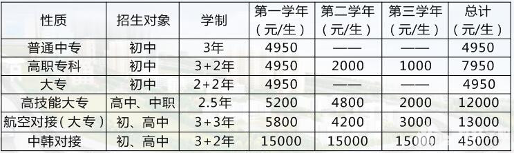 四川仪表工业学校学费是多少？
