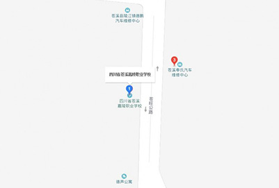  苍溪县嘉陵航空职业学校位置在哪儿