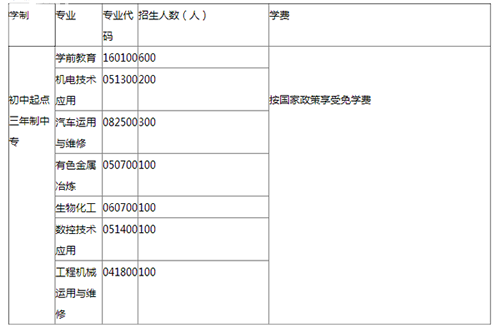 文山州民族职业技术学校专业介绍