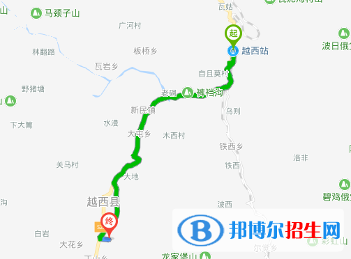 越西县职业技术学校地址在哪里