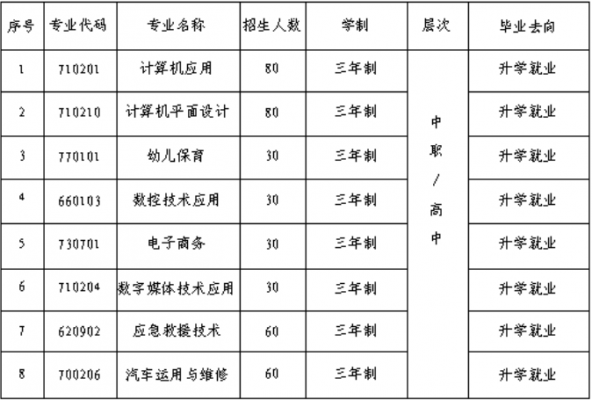 2026年兴平市高级职业中学招生简